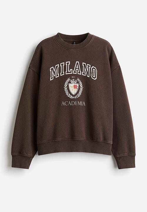 H&M - Printed sweatshirt - brown/milano