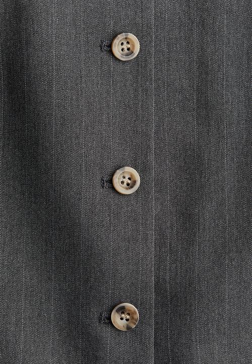 H&M - Long waistcoat - dark grey pinstriped