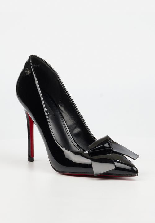 Miss Black - Lola 65 folded bow heel - black