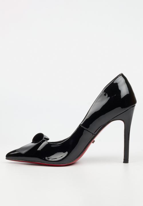 Miss Black - Lola 65 folded bow heel - black
