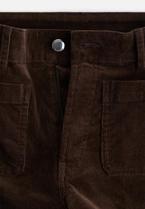 H&M - Flared corduroy trousers - dark brown