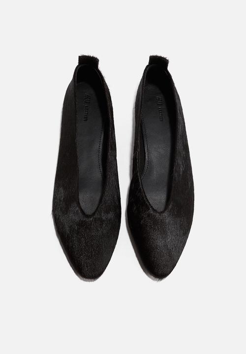 H&M - Leather ballet pumps - dark brown 