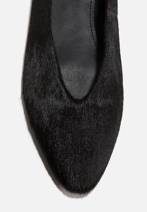 H&M - Leather ballet pumps - dark brown 