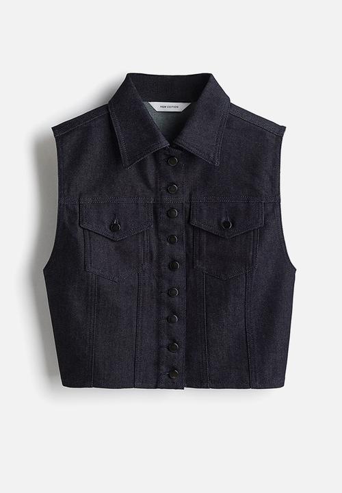 H&M - Denim gilet - dark denim blue