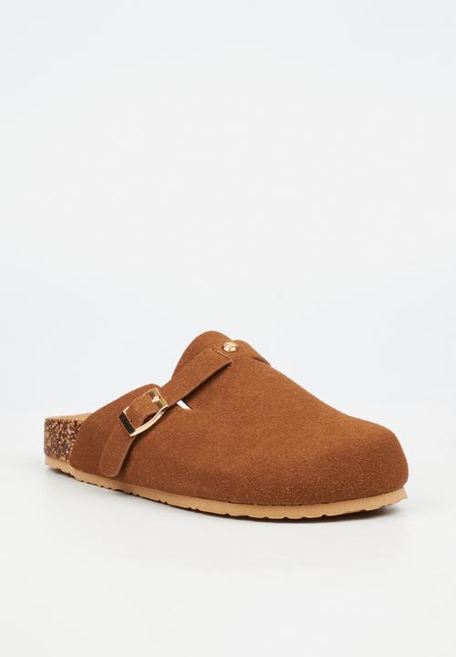 Viabeach - Qork 12 cork buckle slipper - brown