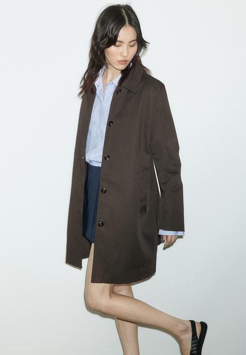 H&M - Car coat - dark brown 
