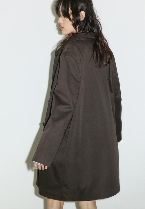 H&M - Car coat - dark brown 