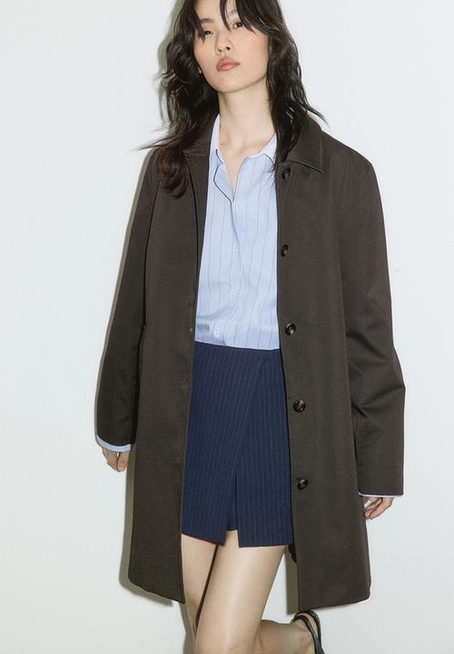 H&M - Car coat - dark brown 