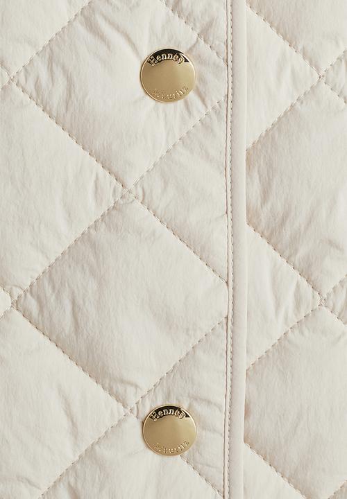H&M - Quilted gilet - light beige