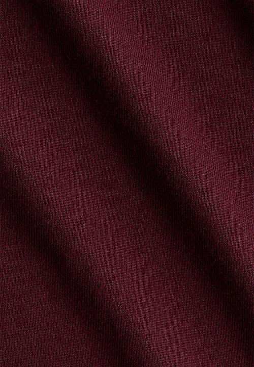 H&M - Microfibre T-shirt - burgundy