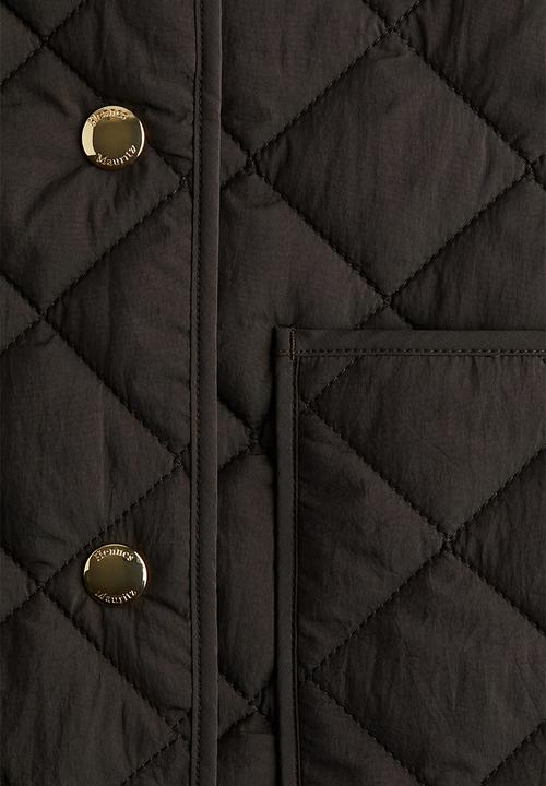 H&M - Quilted gilet - dark brown 
