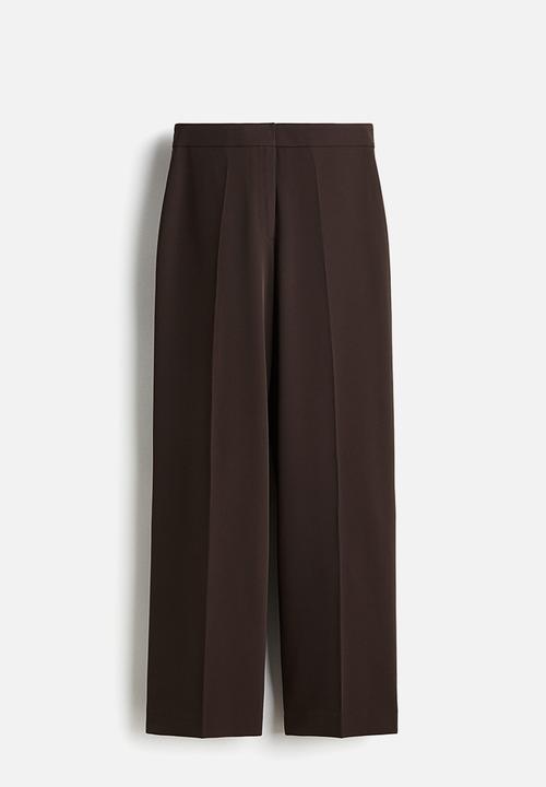 H&M - Tailored trousers - dark brown