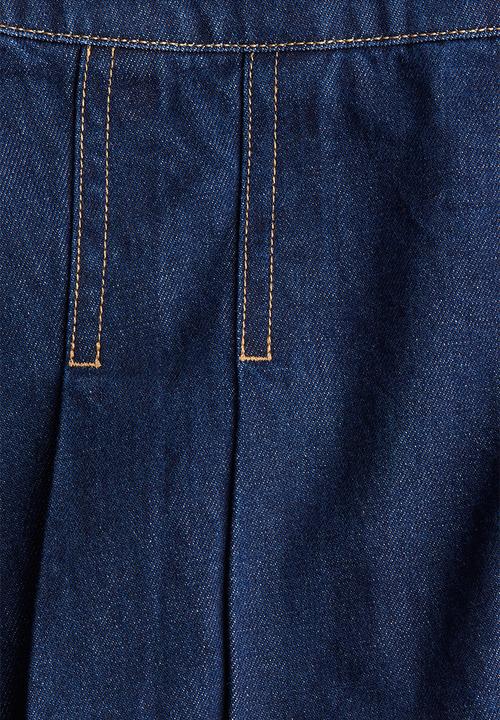 H&M - Pleated skort - blue