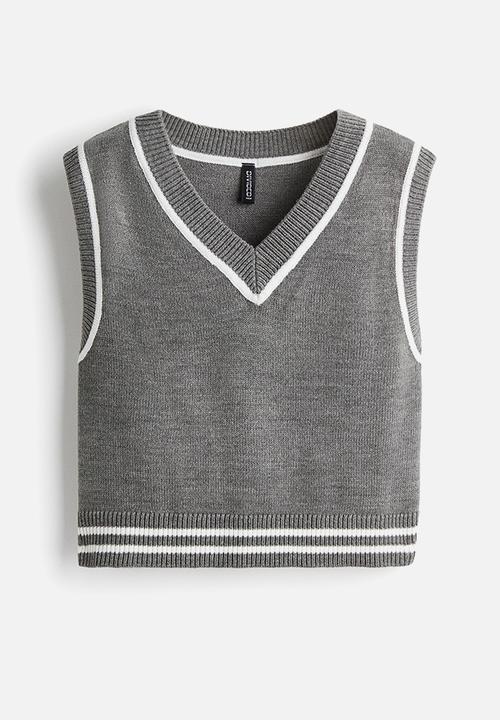 H&M - Sweater vest - grey 