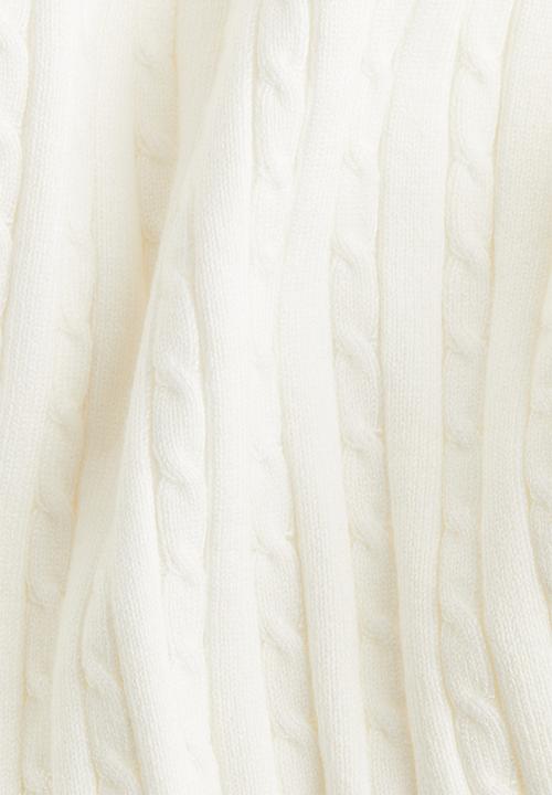 H&M - Cable-knit jumper - white