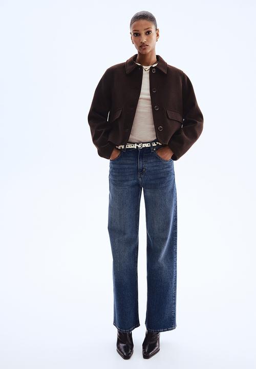 H&M - Collared jacket - dark brown