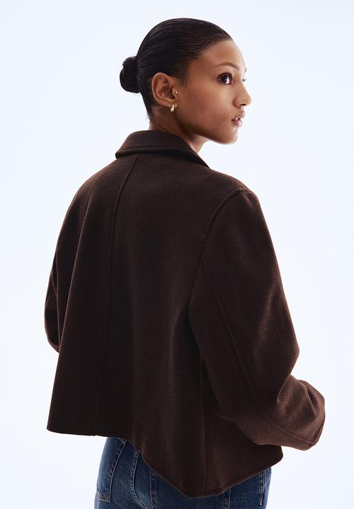 H&M - Collared jacket - dark brown