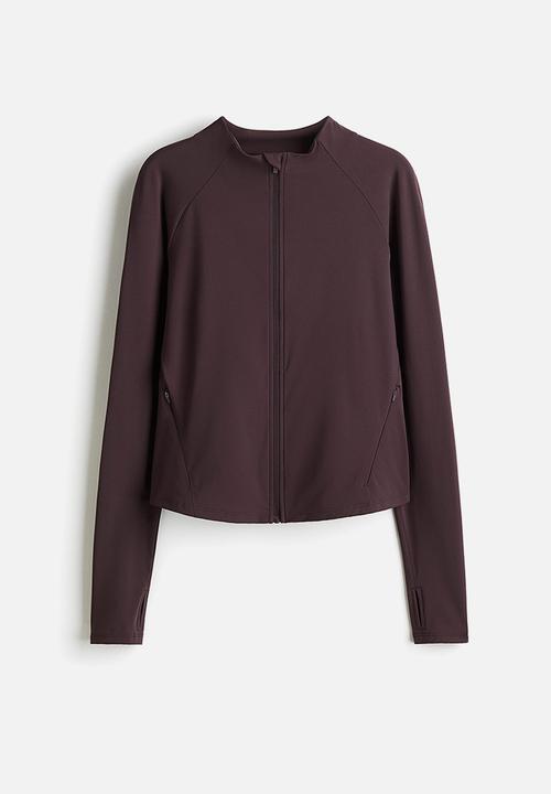 Sports jacket with cool handfeel drymove™ - aubergine purple