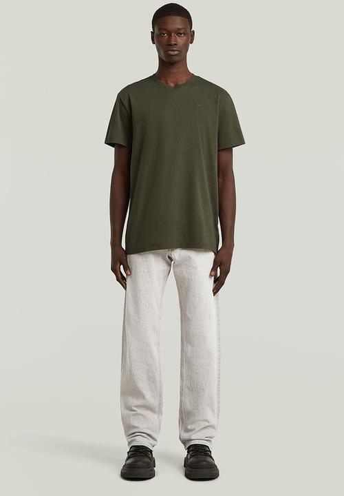 G-STAR - Base-S V T short sleeve - Asfalt
