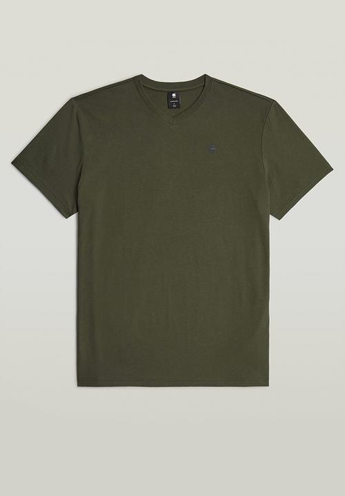 G-STAR - Base-S V T short sleeve - Asfalt