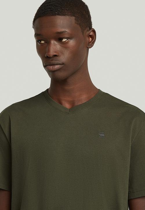 G-STAR - Base-S V T short sleeve - Asfalt