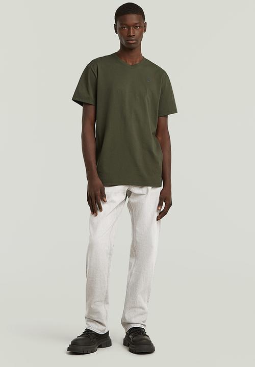 G-STAR - Base-S V T short sleeve - Asfalt
