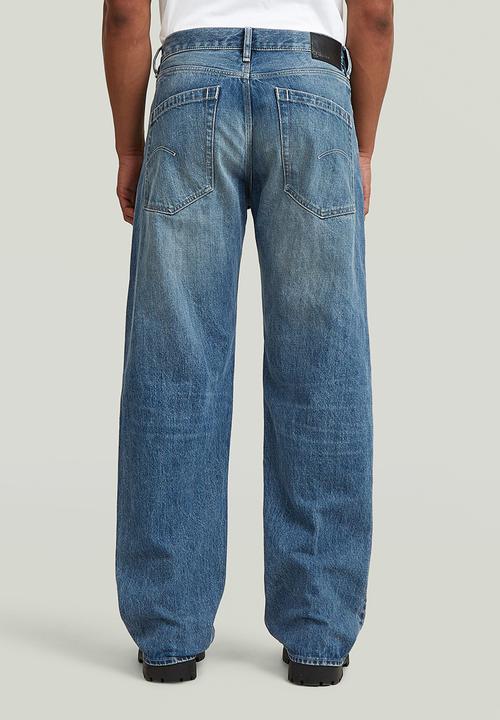 G-STAR - Deeggie Relaxed Straight - Antique Faded Patina Blue