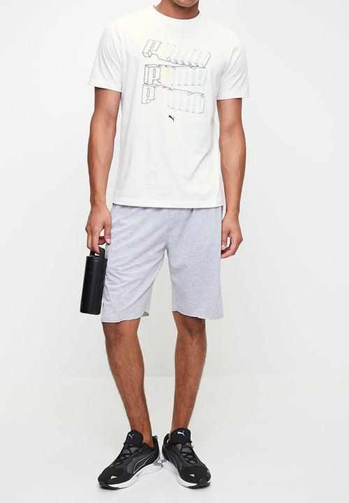 PUMA - Ess logo lab hog tee m - puma white