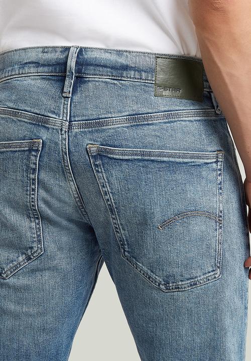 G-STAR - Streem Slim Tapered - Faded Blue Halite