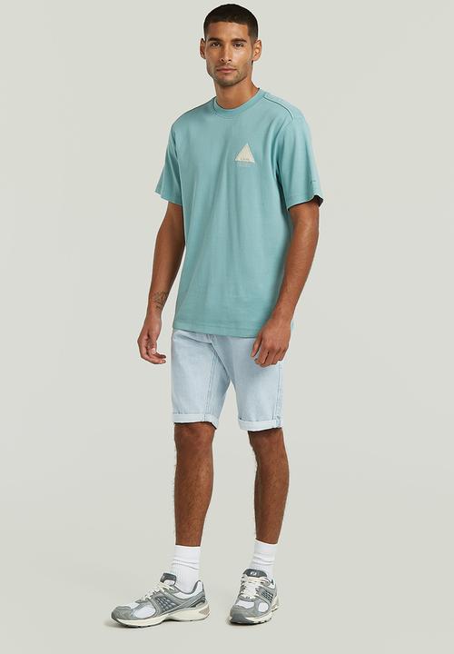 G-STAR - Small Logo R T - Mineral Blue