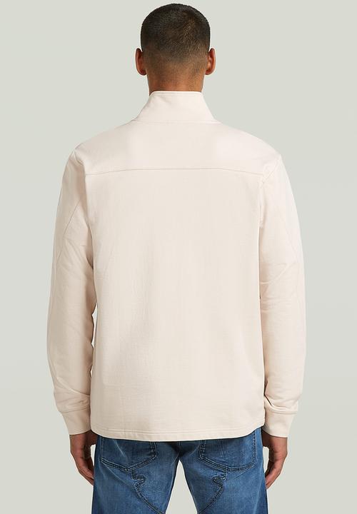 G-STAR - Tweeter Half Zip Long sleeve  - Whitebait