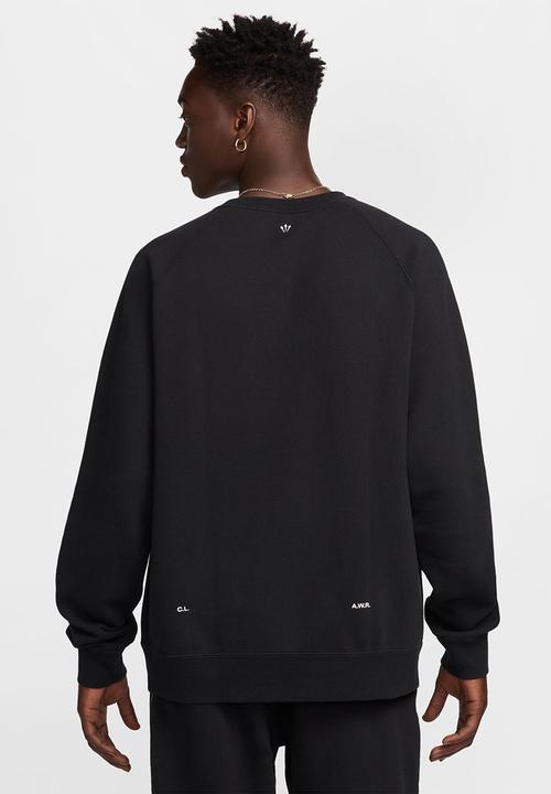Nike - NOCTA  Fleece CS Crew Sweatshirt- Black/White