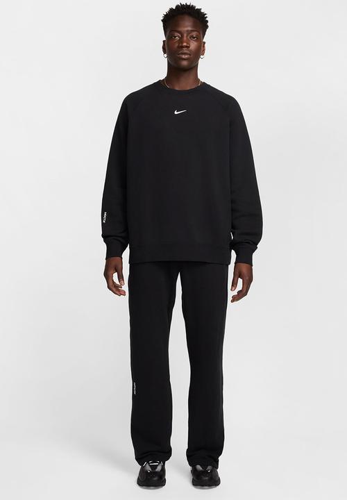 Nike - NOCTA  Fleece CS Crew Sweatshirt- Black/White
