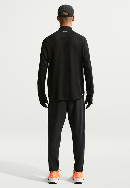 Nike - ACG Dri-FIT Mid-Layer 1/4-Zip Trail Running Top - Black/Smtwht