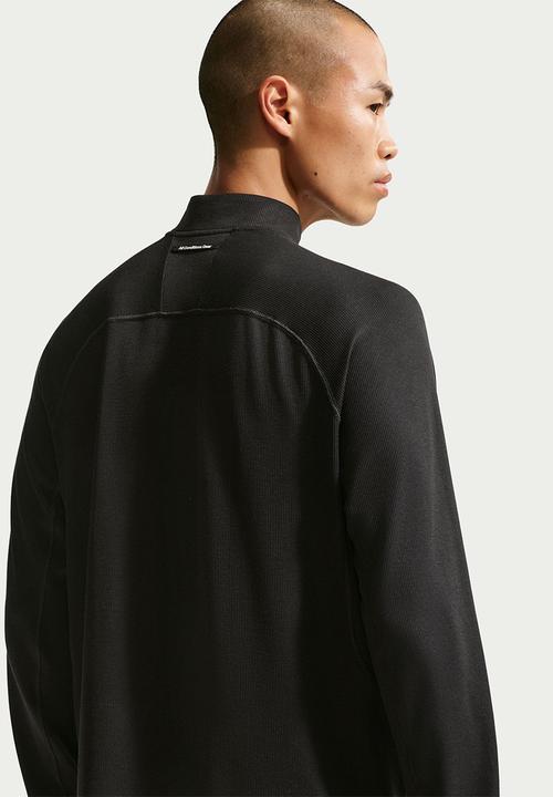 Nike - ACG Dri-FIT Mid-Layer 1/4-Zip Trail Running Top - Black/Smtwht