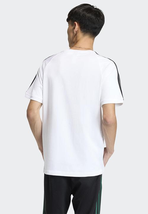 adidas Originals - Monogram Infill  3Stripe Tee - White