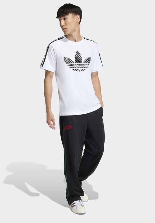 adidas Originals - Monogram Infill  3Stripe Tee - White