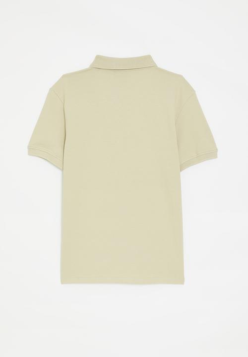 POLO - Boys austin short sleeve golfer - putty