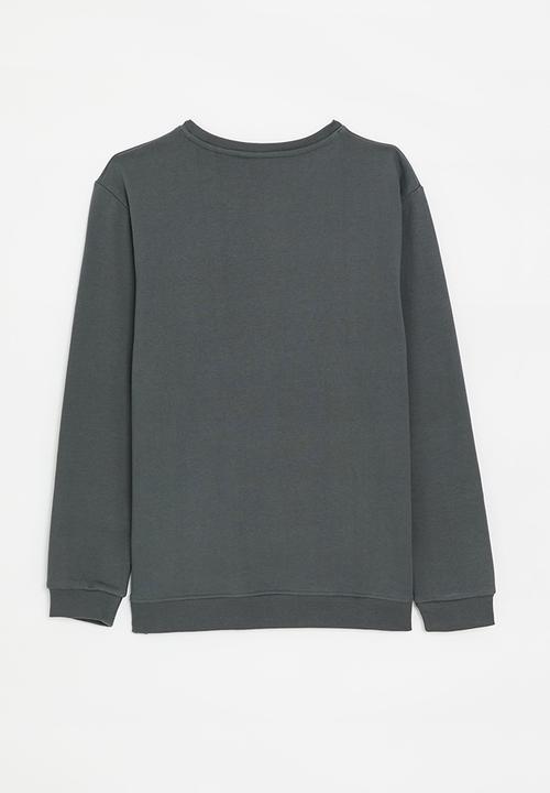 POLO - Boys adrian sweater - gunmetal