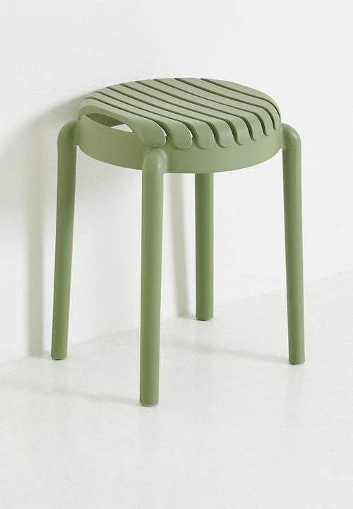 Sixth Floor - Orin Stool - Green