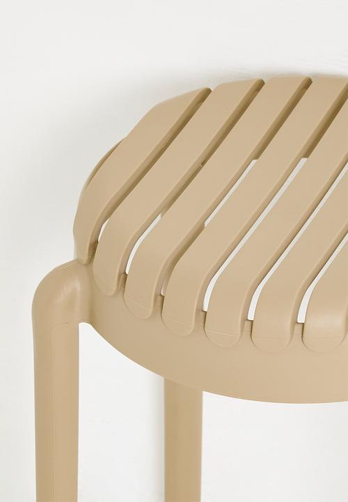 Sixth Floor - Orin Stool - Beige
