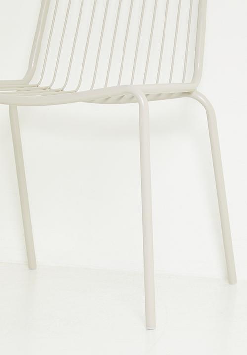 Sixth Floor - Noa Outdoor Dining Chair - Cream