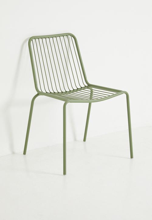 Sixth Floor - Noa Outdoor Dining Chair - Green