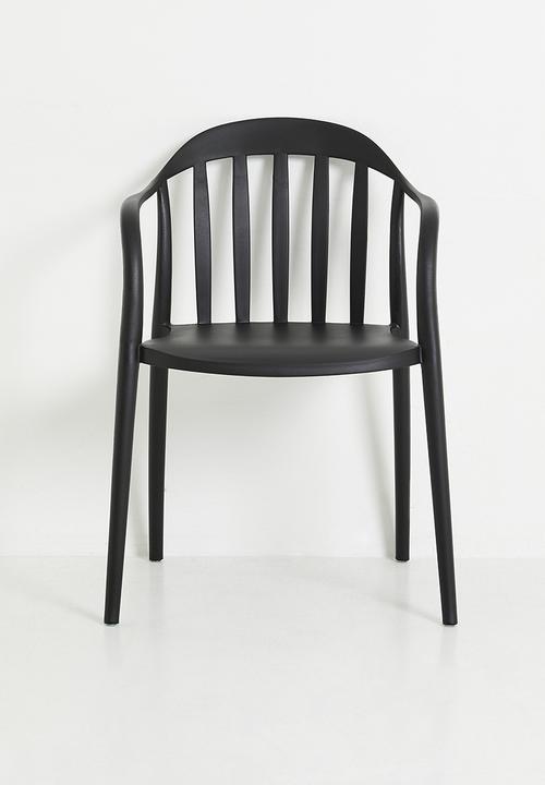 Luma Outdoor Dining Chair - Black
