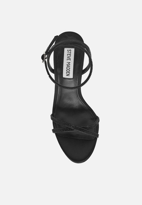 Steve Madden - Jypsey-cnr heel - blk satin
