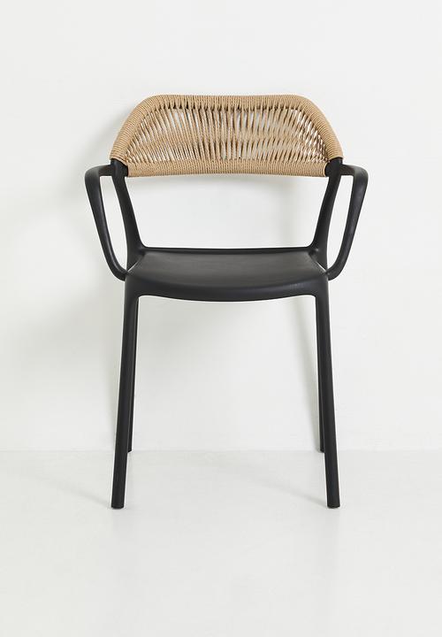 Sixth Floor - Solea Outdoor Dining Chair - Black