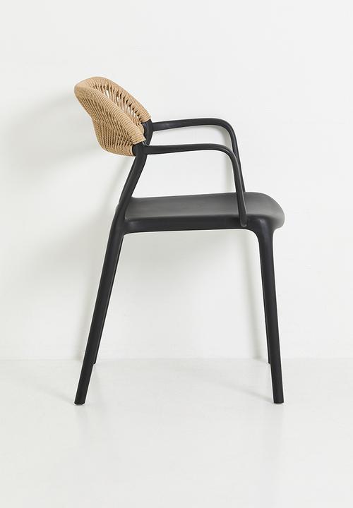 Sixth Floor - Solea Outdoor Dining Chair - Black