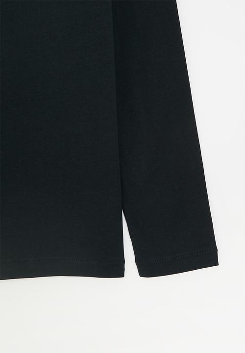POLO - BOYS ASHTON LS TEE - NAVY