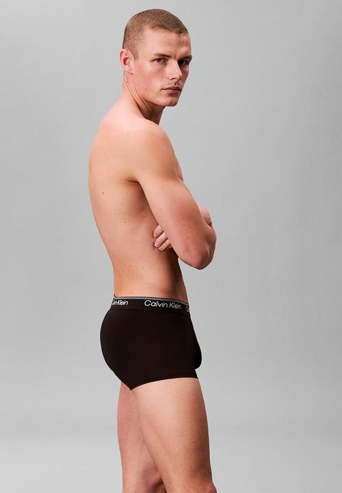 Calvin Klein - Low Rise Trunk 3Pk - Black