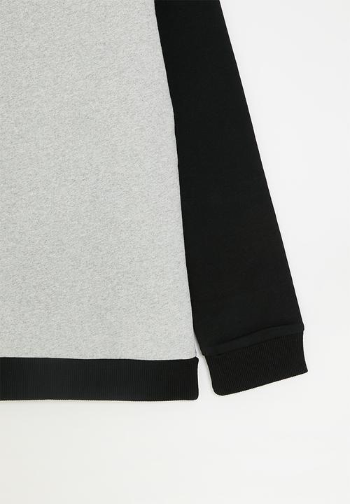 POLO - Boys anthony high neck sweater - black & grey
